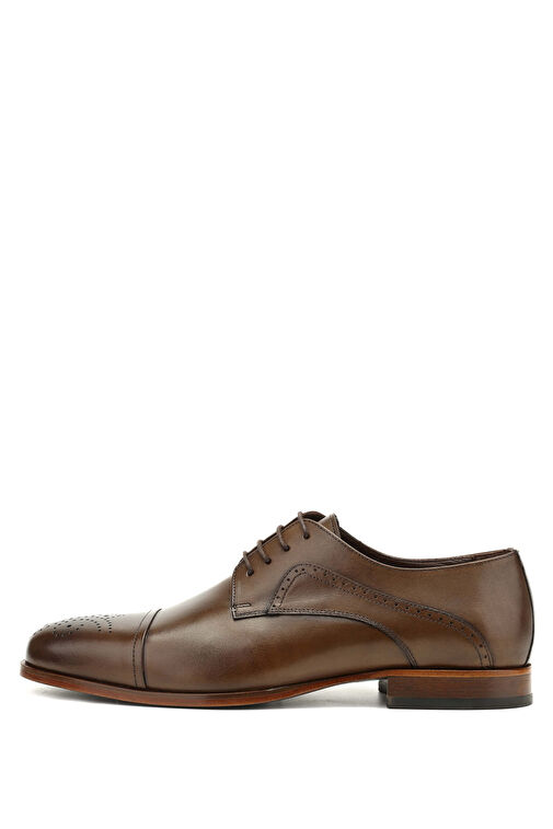 Tamer Tanca Erkek Hakiki Deri Ceviz Klasik Ayakkabı - Görsel 3