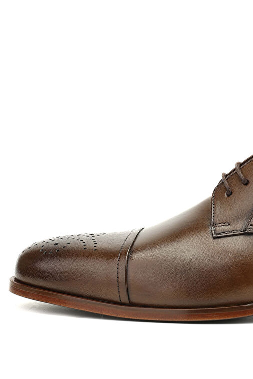 Tamer Tanca Erkek Hakiki Deri Ceviz Klasik Ayakkabı - Görsel 6