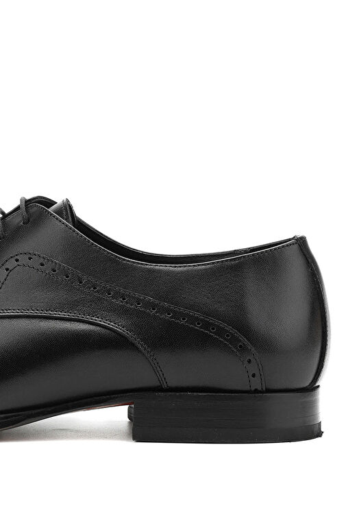 Tamer Tanca Koyu Kahverengi Erkek Deri Klasik Ayakkabı 537 3394 ERK AYK Y24 - Görsel 7