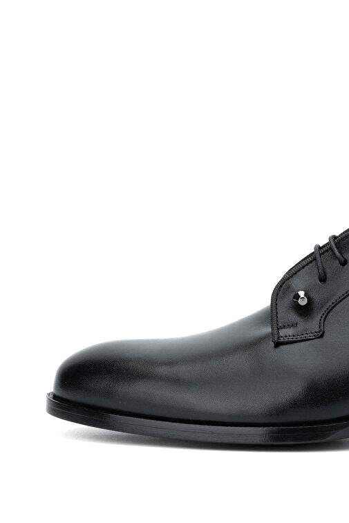 Tamer Tanca Erkek Hakiki Deri Siyah Analin Klasik Ayakkabı - Görsel 8