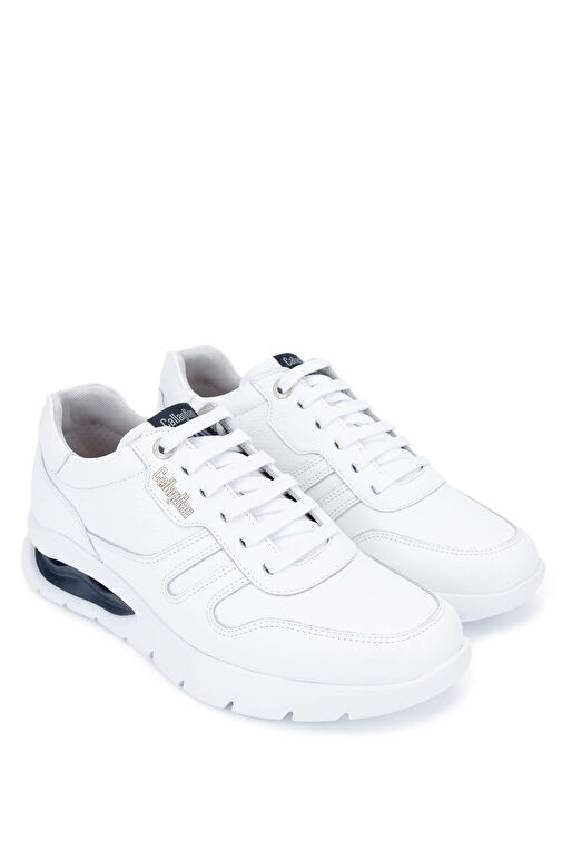 CALLAGHAN Erkek Hakiki Deri Beyaz Sneakers & Spor Ayakkabı - Görsel 3