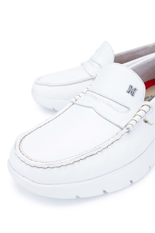 CALLAGHAN Erkek Hakiki Deri Beyaz Casual Ayakkabı - Görsel 4