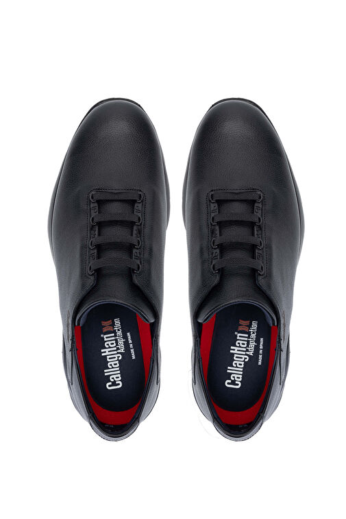 CALLAGHAN Erkek Hakiki Deri Siyah/Gri Sneakers & Spor Ayakkabı - Görsel 7