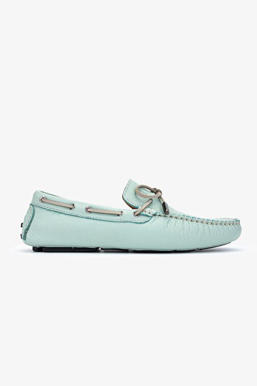 Valmenti Veronique Erkek Turkuaz Hakiki Deri Loafer Ayakkabı - Görsel 2