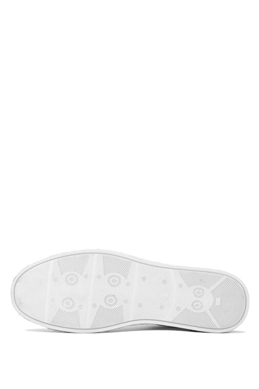 Tamer Tanca Erkek Hakiki Deri Beyaz Casual Ayakkabı - Görsel 4