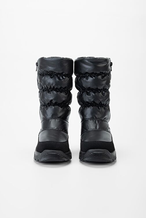 Valmenti Maura Kadın Siyah Deri & Tekstil Kar Botu - Görsel 5