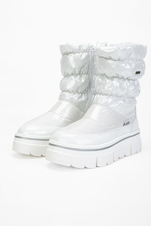 Valmenti Abriana Kadın Beyaz parıltı Deri & Tekstil Kar Botu - Görsel 4