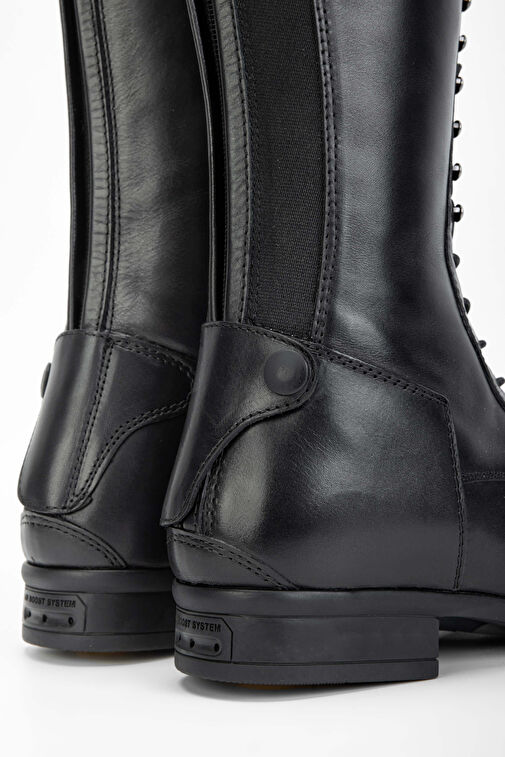 Tattini Unisex Hakiki Deri Siyah M/L Binici Cizmesi Çizme - Görsel 7