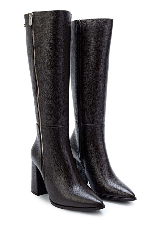 Tamer Tanca Kadın Hakiki Deri Klasik Çizme - Görsel 3