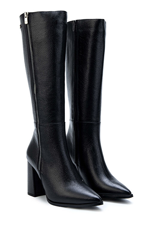 Tamer Tanca Kadın Hakiki Deri Klasik Çizme - Görsel 3