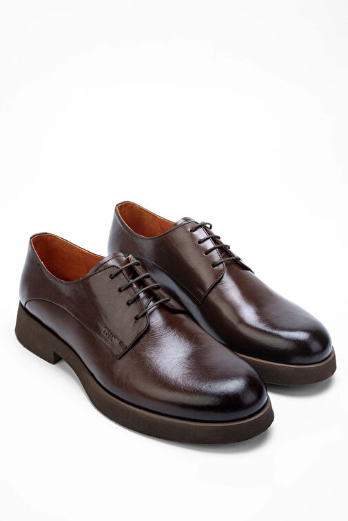 Tamer Tanca Erkek Hakiki Deri Taba Bufalo Casual Ayakkabı - Görsel 3