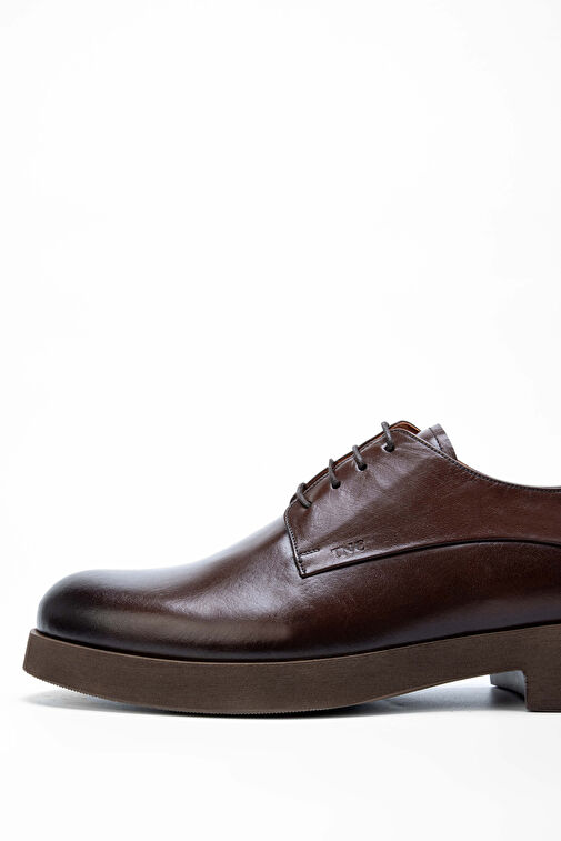 Tamer Tanca Erkek Hakiki Deri Taba Bufalo Casual Ayakkabı - Görsel 4