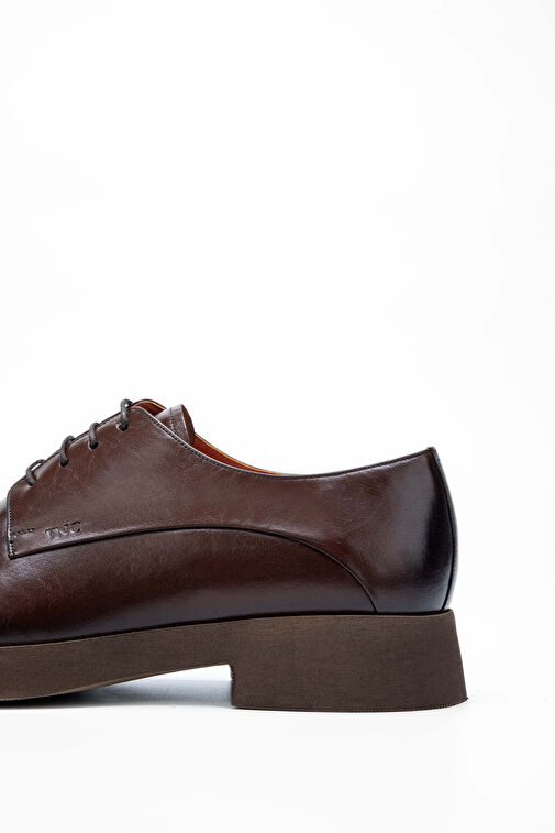 Tamer Tanca Erkek Hakiki Deri Taba Bufalo Casual Ayakkabı - Görsel 5