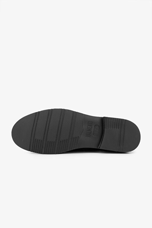 Valmenti Mais Erkek Siyah Süet Hakiki Deri Loafer Ayakkabı - Görsel 4