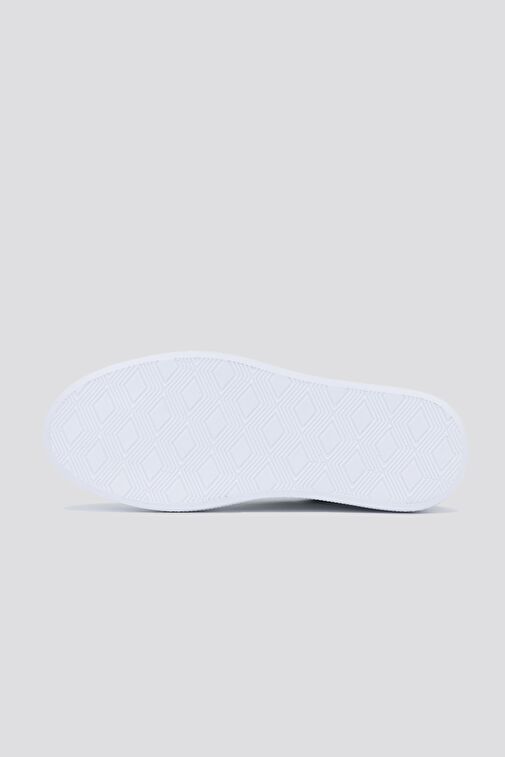 Valmenti Beyaz-Gri Erkek Deri Sneaker 352 20251 ERK AYK Y24 - Görsel 5