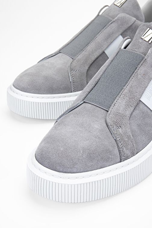 Valmenti Emma Erkek Taş Süet Hakiki Deri Sneakers & Spor Ayakkabı - Görsel 4