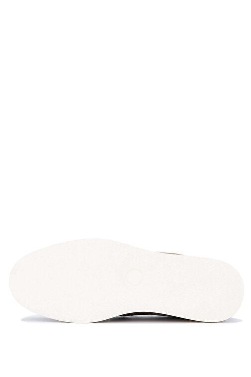 Tamer Tanca Erkek Hakiki Deri Taupe Süet Loafer Ayakkabı - Görsel 4