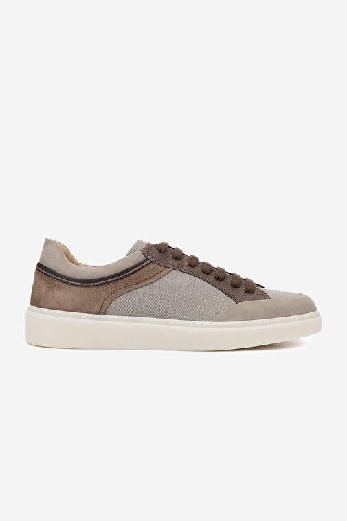 Valmenti Redwin Erkek Taupe Tekstil Deri Sneakers & Spor Ayakkabı - Görsel 2