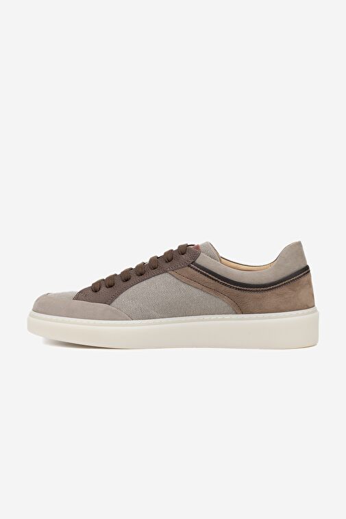 Valmenti Redwin Erkek Taupe Tekstil Deri Sneakers & Spor Ayakkabı - Görsel 3
