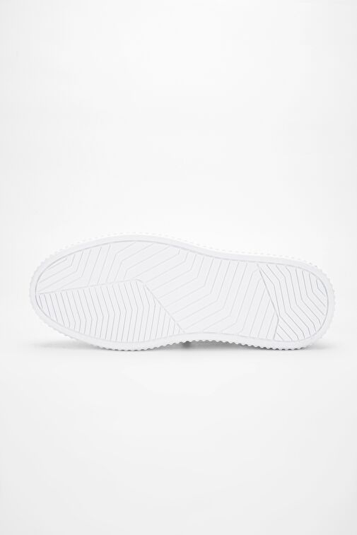 Valmenti Aden Erkek Beyaz Rugan Hakiki Deri Sneakers & Spor Ayakkabı - Görsel 7