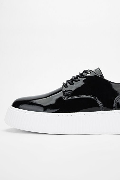 Valmenti Beyaz Erkek Rugan Sneaker 352 20421 ERK AYK Y24 - Görsel 5