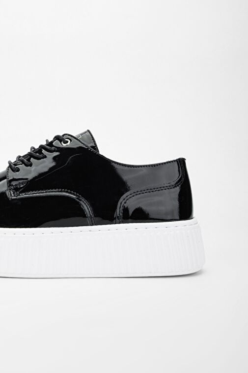 Valmenti Beyaz Erkek Rugan Sneaker 352 20421 ERK AYK Y24 - Görsel 6