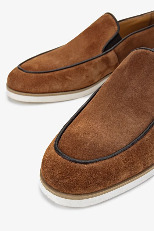 Valmenti Tarçın Erkek Süet Loafer 537 3398 ERK AYK Y24 - Görsel 4
