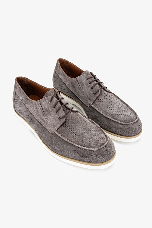 Valmenti Major Erkek Bej Süet Hakiki Deri Casual Ayakkabı - Görsel 3