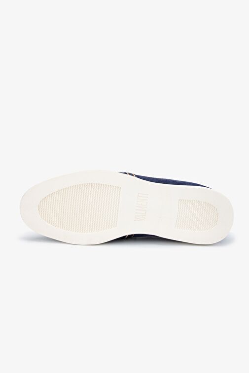 Valmenti Runo Erkek Lacivert Süet Hakiki Deri Loafer Ayakkabı - Görsel 6