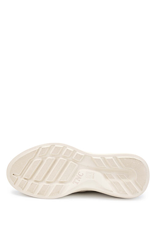 Tamer Tanca Erkek Hakiki Deri Bej Sneakers & Spor Ayakkabı - Görsel 4