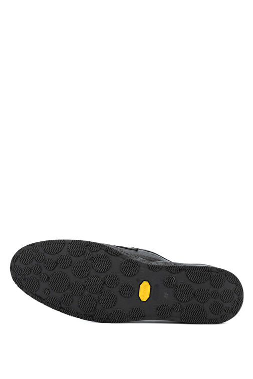 Mario Bruni Erkek Hakiki Deri Siyah Loafer Ayakkabı - Görsel 4