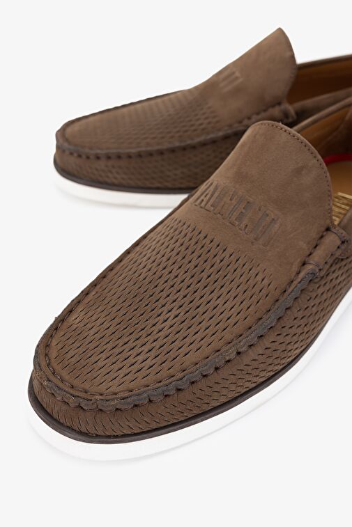 Valmenti Abriana Erkek Fındık Nbk Hakiki Deri Loafer Ayakkabı - Görsel 3