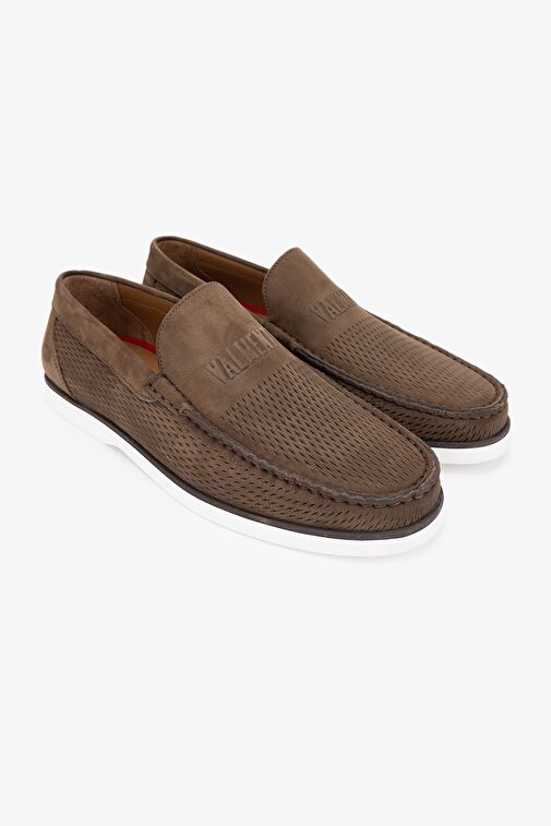 Valmenti Abriana Erkek Fındık Nbk Hakiki Deri Loafer Ayakkabı - Görsel 5