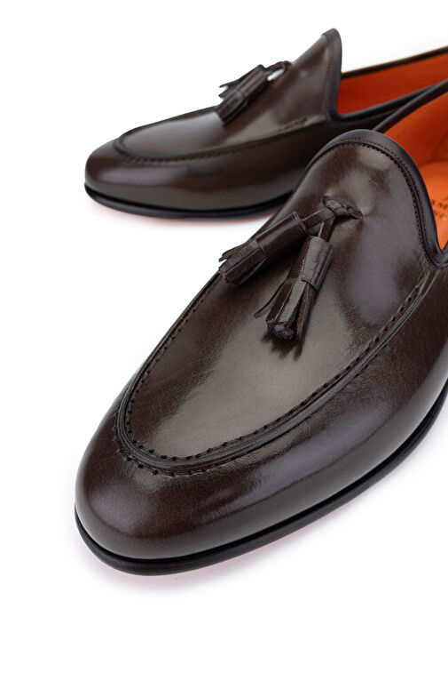 Tamer Tanca Siyah Erkek Deri Loafer 342 8740 ERK AYK Y24 - Görsel 4