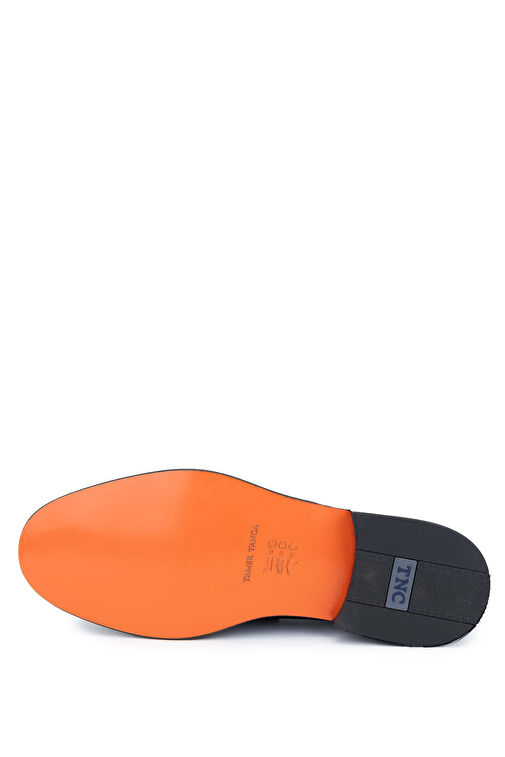 Tamer Tanca Erkek Hakiki Deri Siyah Loafer Ayakkabı - Görsel 5