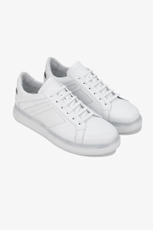 Valmenti Beyaz Erkek Deri Sneaker 698 1089-7 ERK AYK Y24 - Görsel 3