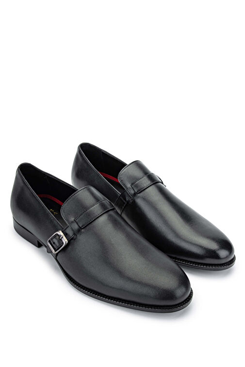 Tamer Tanca Siyah Erkek Deri Klasik Ayakkabı 537 3406 ERK AYK Y24 - Görsel 3