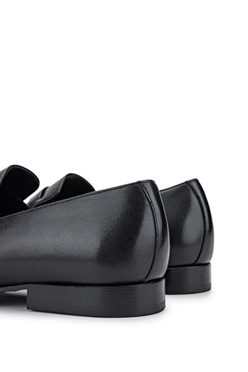 Tamer Tanca Siyah Erkek Deri Klasik Ayakkabı 537 3406 ERK AYK Y24 - Görsel 6