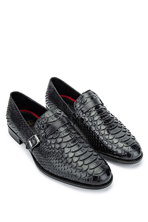 Tamer Tanca Erkek Hakiki Deri Siyah Klasik Ayakkabı - Görsel 3