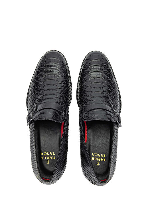 Tamer Tanca Erkek Hakiki Deri Siyah Klasik Ayakkabı - Görsel 7