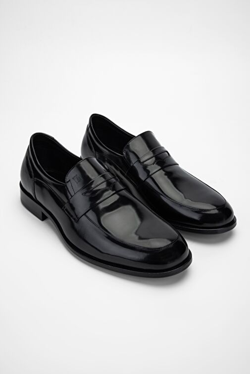 Valmenti Siyah Erkek Deri Klasik Ayakkabı 537 3395 ERK AYK Y24 - Görsel 3