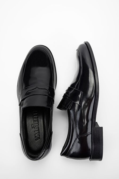 Valmenti Siyah Erkek Deri Klasik Ayakkabı 537 3395 ERK AYK Y24 - Görsel 5