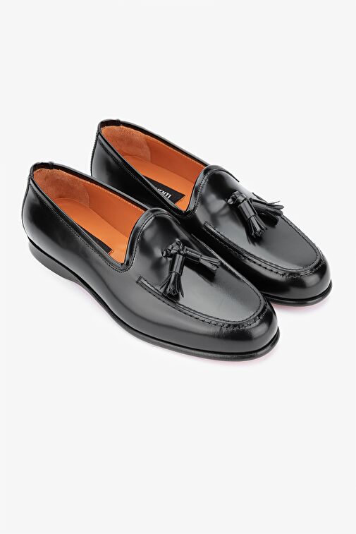 Valmenti Rachele Erkek Siyah Açma Hakiki Deri Loafer Ayakkabı - Görsel 3
