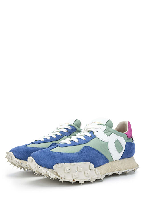 Barracuda Kadın Tekstil Deri Lacivert/Yeşil Sneakers & Spor Ayakkabı - Görsel 5