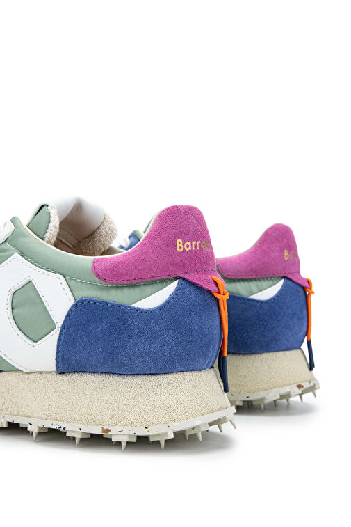 Barracuda Kadın Tekstil Deri Lacivert/Yeşil Sneakers & Spor Ayakkabı - Görsel 6