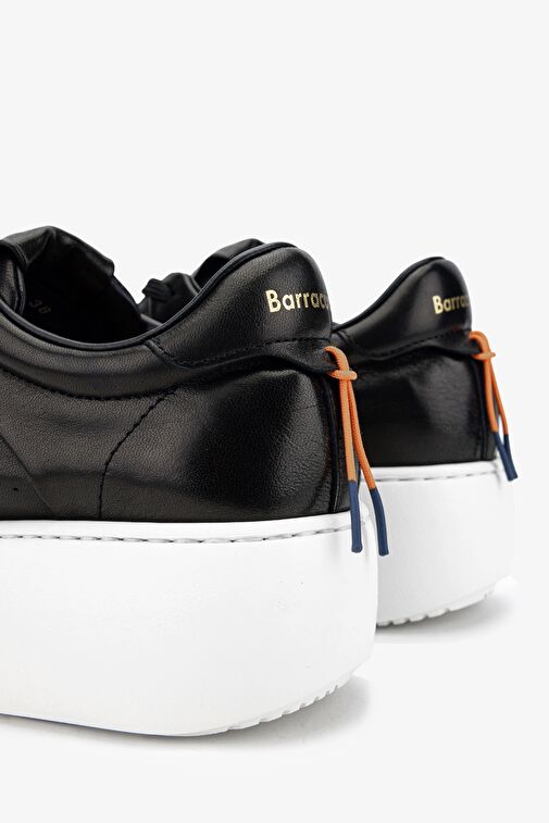 Barracuda Kadın Hakiki Deri Siyah Sneakers & Spor Ayakkabı - Görsel 6