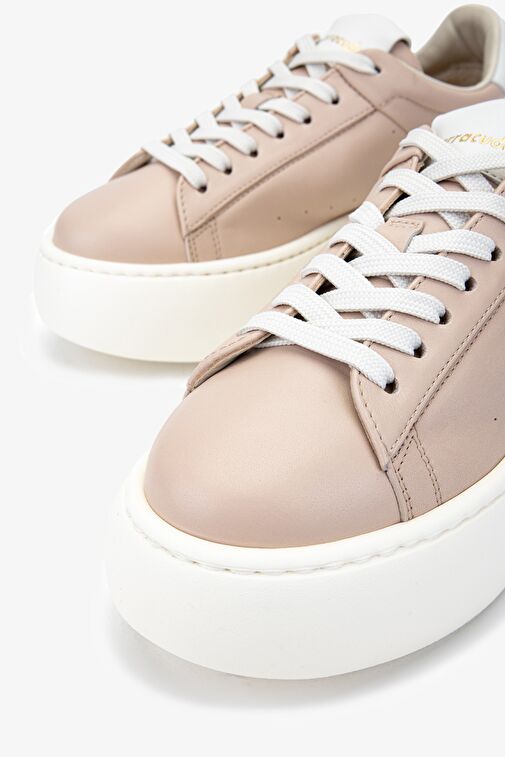 Barracuda Kadın Hakiki Deri Gül Kurusu Sneakers & Spor Ayakkabı - Görsel 4