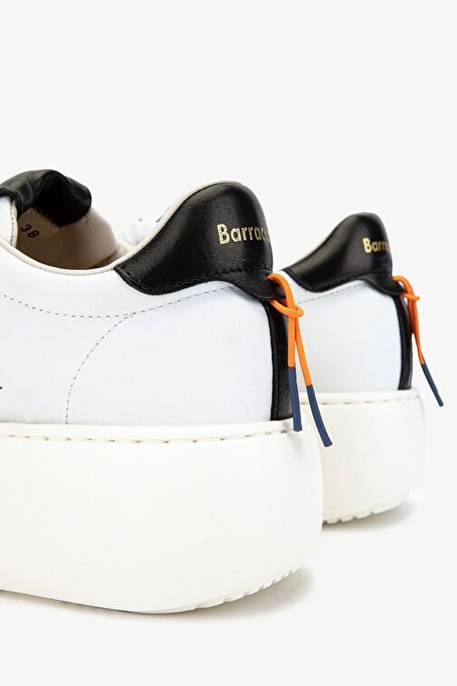 Barracuda Kadın Hakiki Deri Beyaz Sneakers & Spor Ayakkabı - Görsel 6