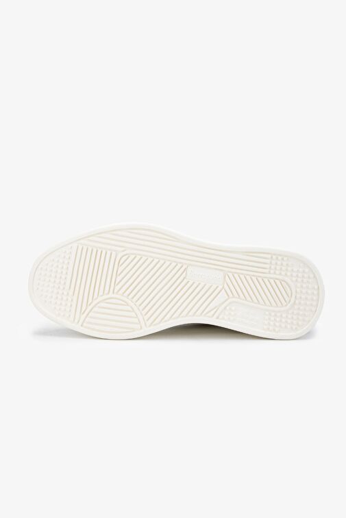 Barracuda Erkek Hakiki Deri Beyaz/Siyah Sneakers & Spor Ayakkabı - Görsel 7