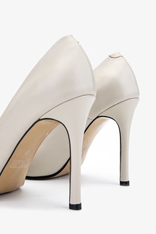 Valmenti Siyah Kadın Deri Stiletto 22 3369 BN AYK Y24 - Görsel 5